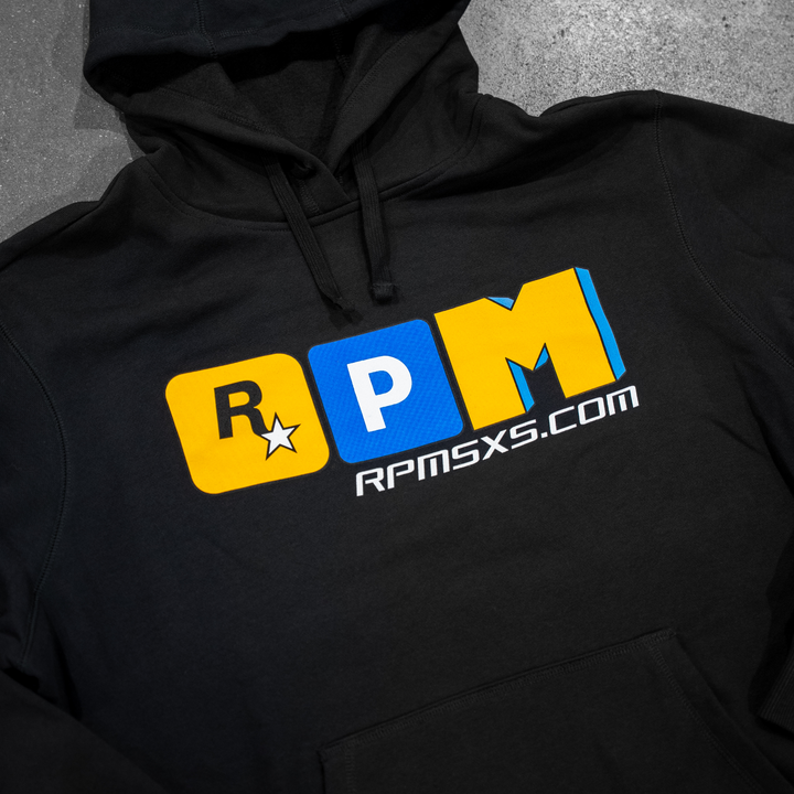 RPM Rockstar Logo Hoodie Black