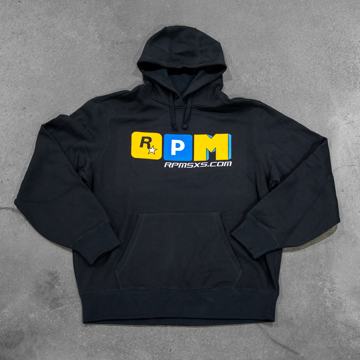 RPM Rockstar Logo Hoodie Black