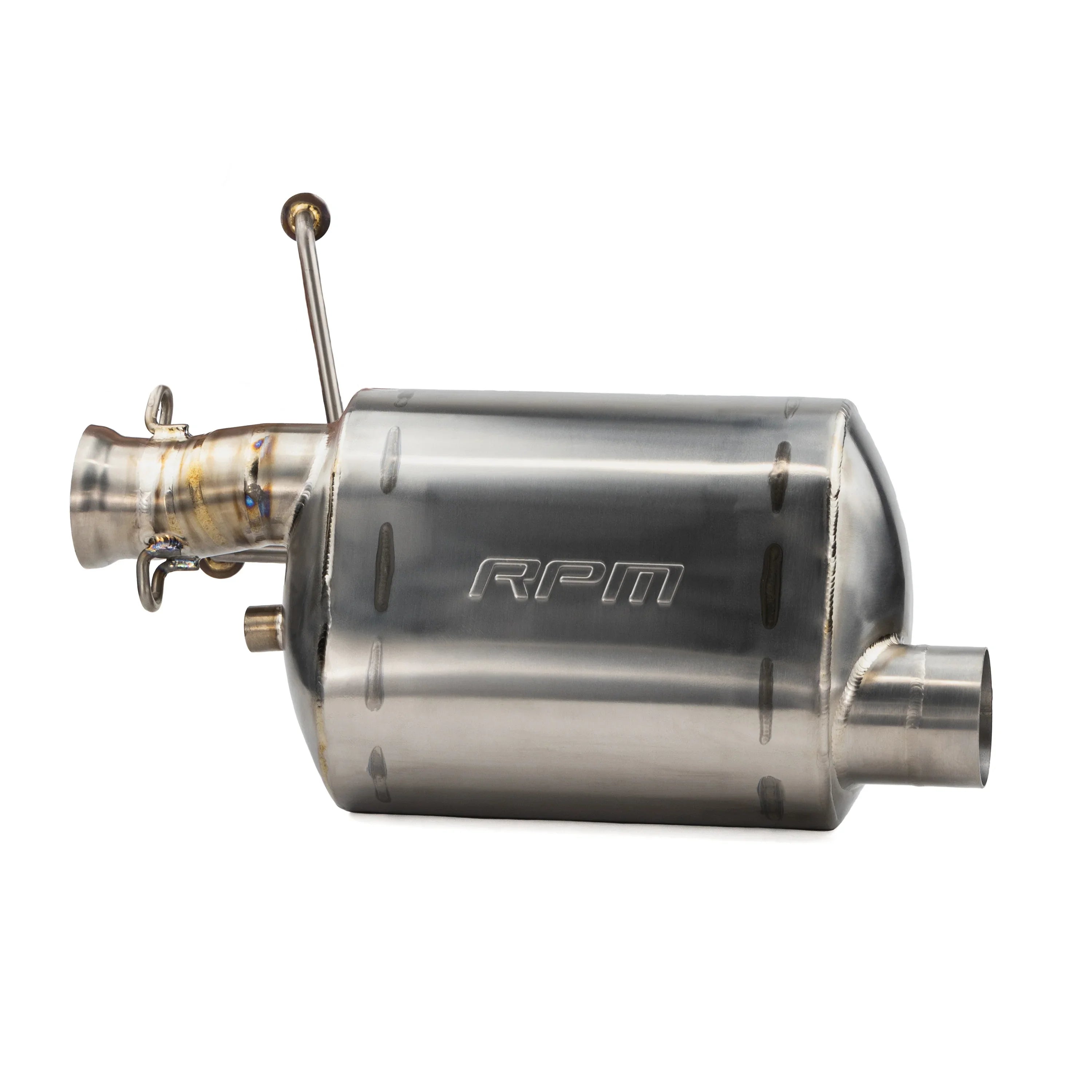 RPM Arctic Cat 858 Catalyst Titanium Chambered Q-Muffler – RPM SXS RPM Arctic Cat 858 Catalyst Titanium Chambered Q-Muffler – RPM SXS