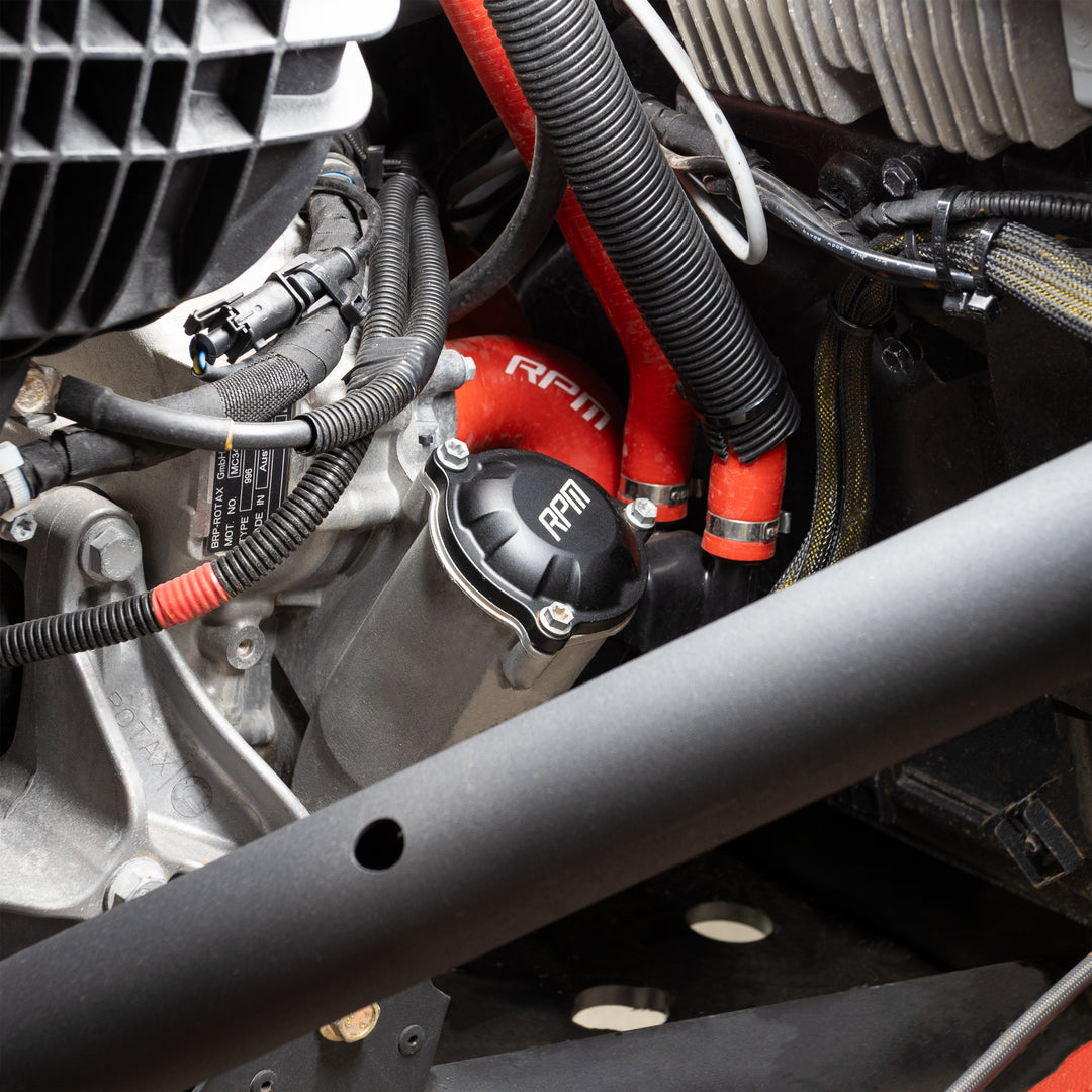 RPM Billet Magnetic Oil Filter Cap -  Maverick R, X3, Defender, Commander, Outlander