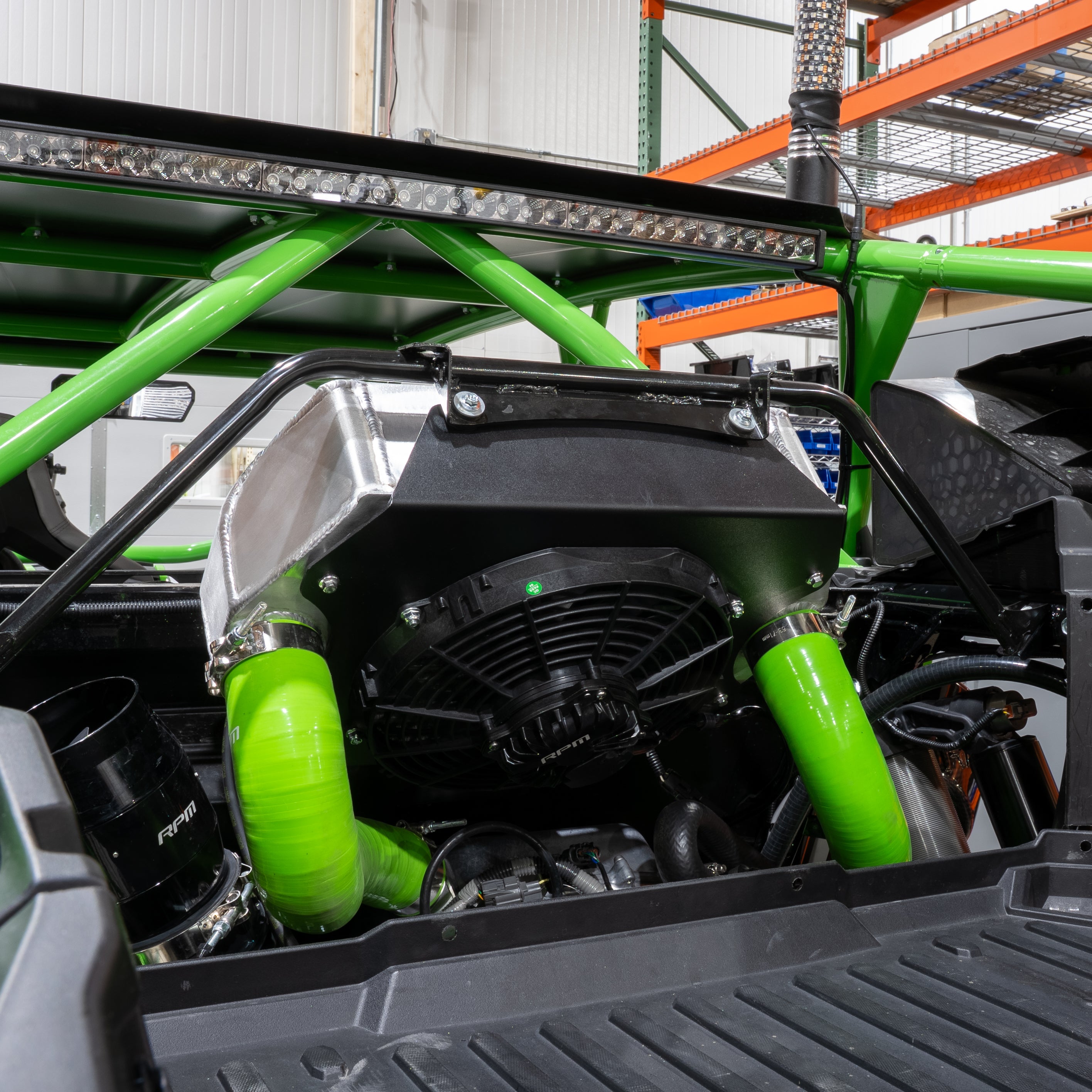 RPM Kawasaki H2 STAGE 2 Big Core Intercooler, Brushless Fan