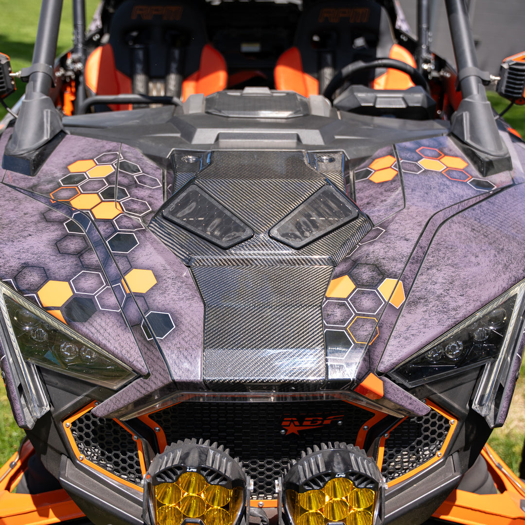 RPM Polaris Pro Model Carbon Fiber Nose Panel  - Pro R, XP, S, Turbo R