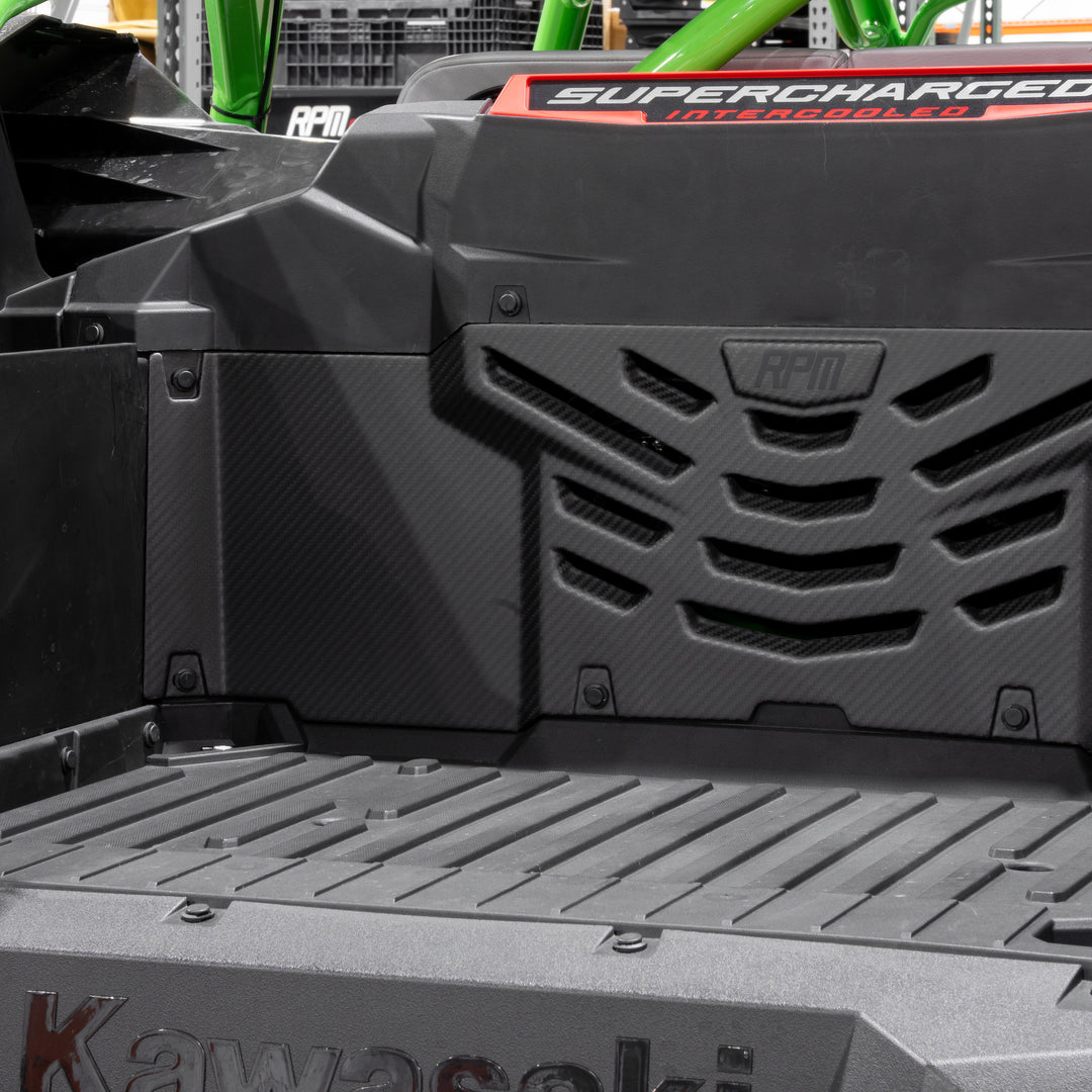 RPM Kawasaki H2 Carbon Fiber Louvered Cargo Cover