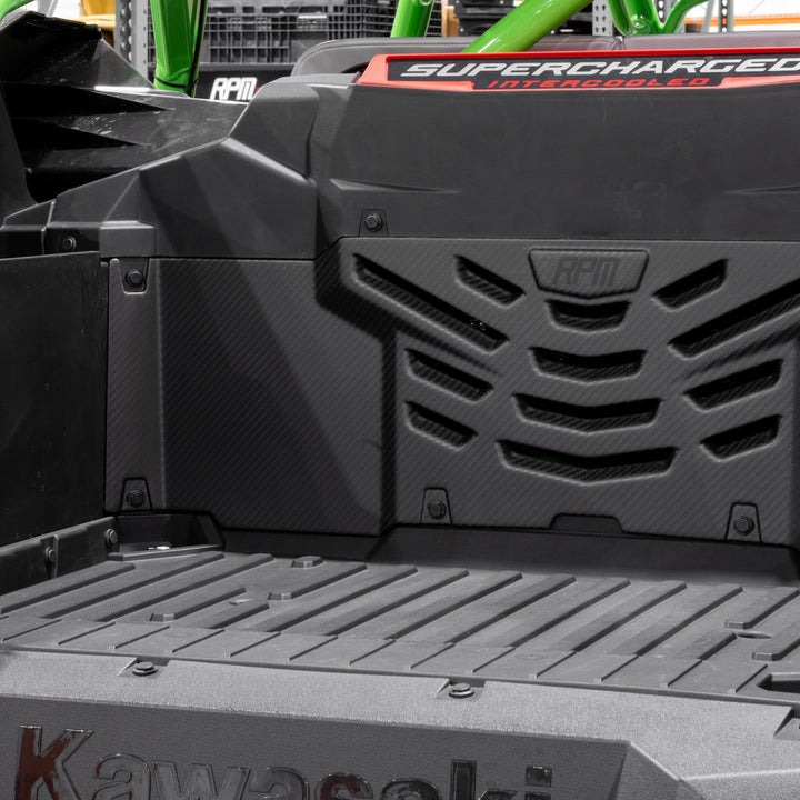 RPM Kawasaki H2 Carbon Fiber Louvered Cargo Cover