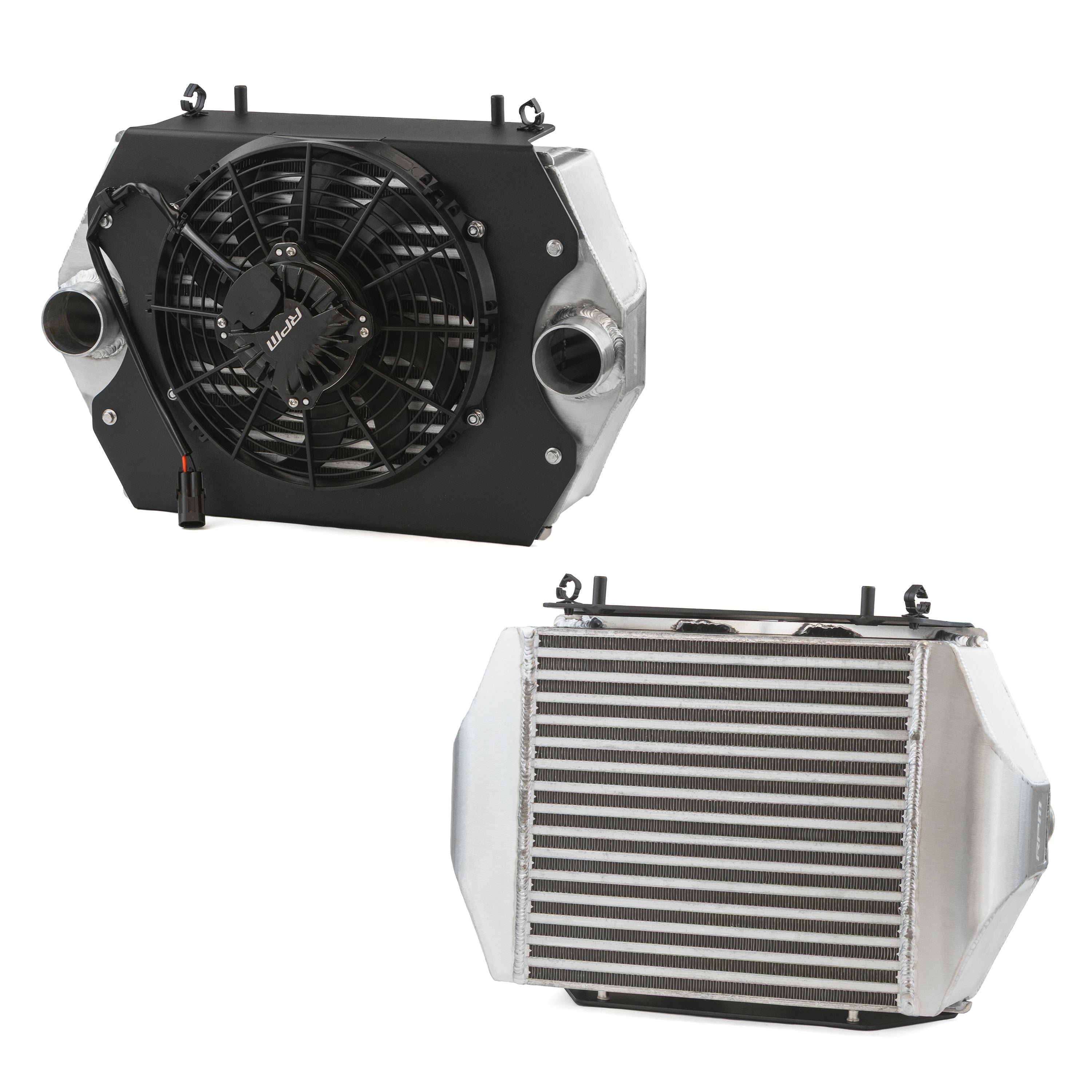 RPM Kawasaki H2 STAGE 2 Big Core Intercooler, Brushless Fan