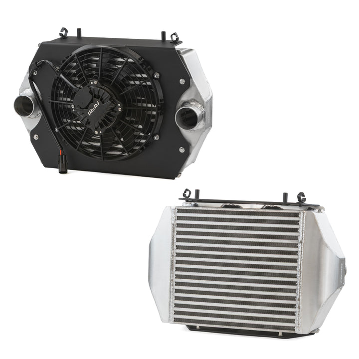 RPM Kawasaki H2 STAGE 2 Big Core Intercooler, Brushless Fan, & Sealed Shroud Kit