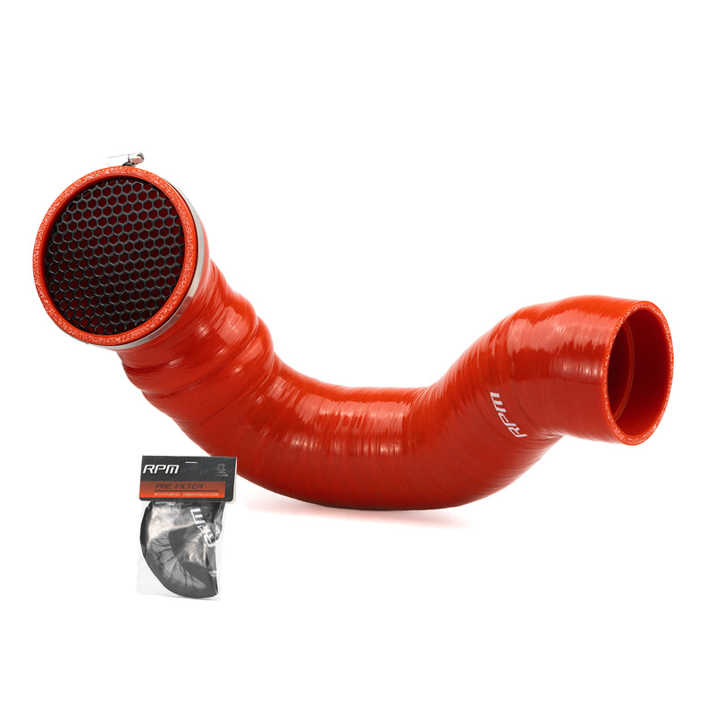 RPM SxS Maverick R Big Fatty Intake Tube With Debris Cage & Pre Filter
