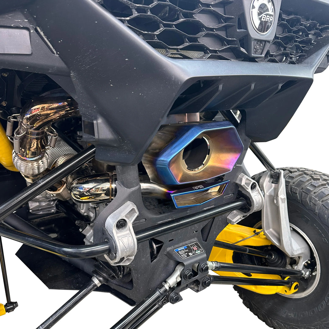 RPM Can-Am Maverick R 3" E-Valve Mid Pipe / Electronic Dump Valve
