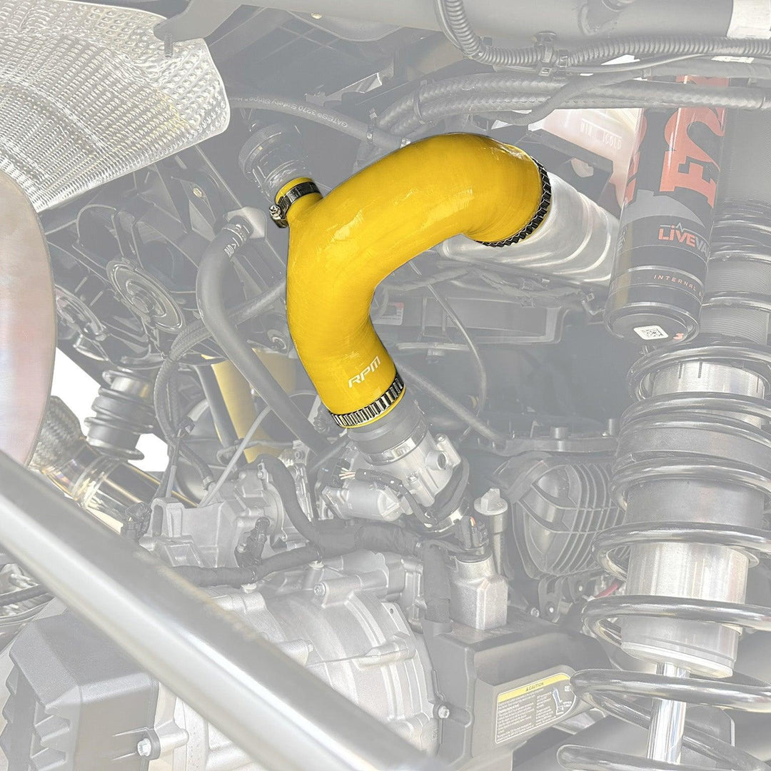 RPM SxS Can-Am Maverick R BOV Charge Tube - 5 Ply Wire Reinforced - RPM SXS