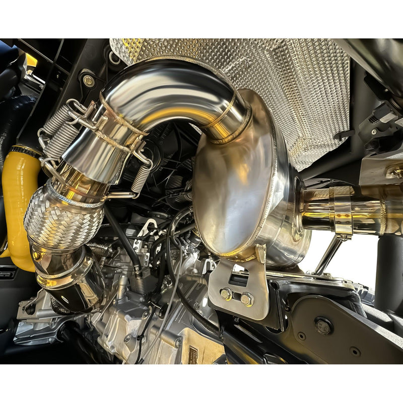 RPM SxS Can-Am Maverick R 3" Chambered Q-Series Muffler / Exhaust System - RPM SXS