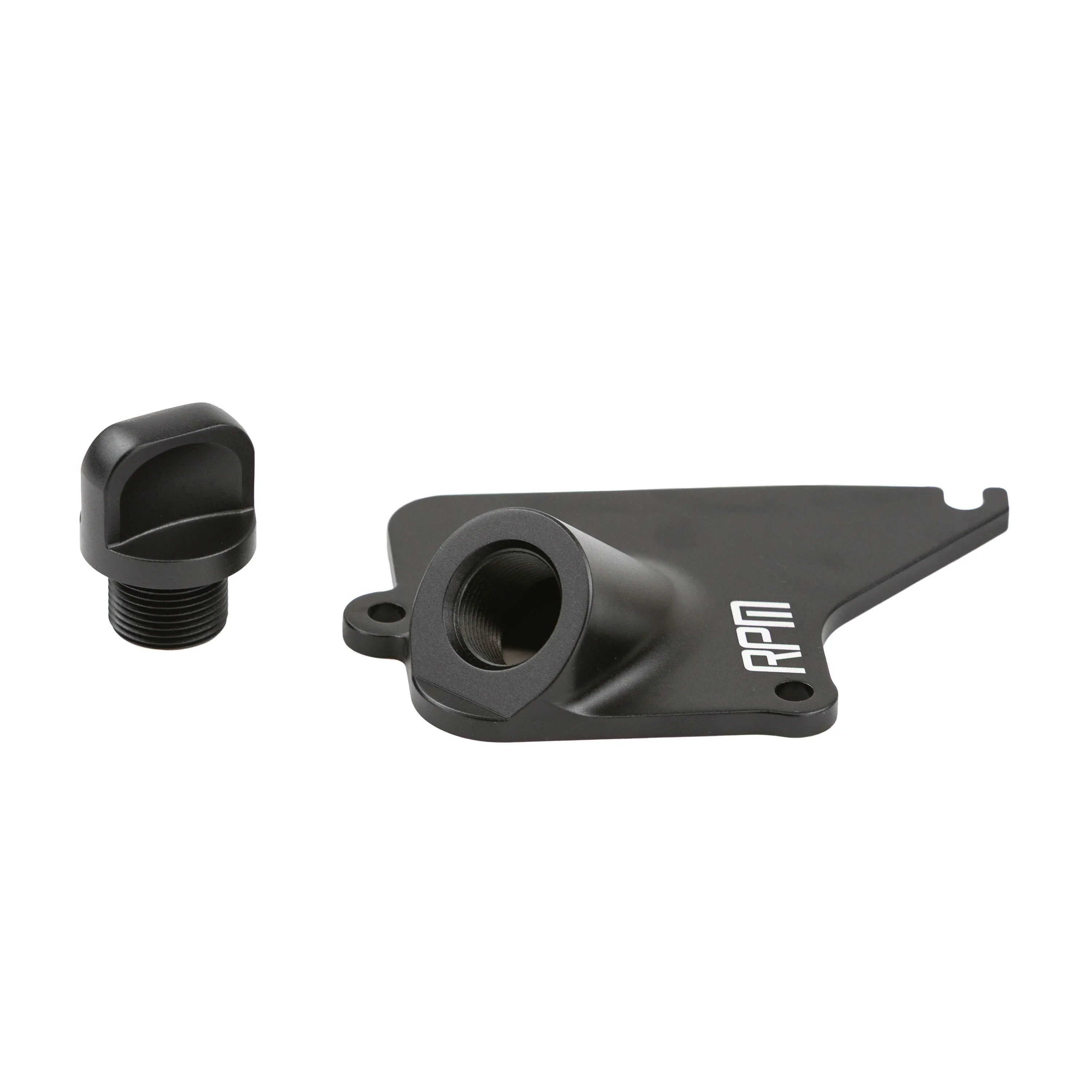 RPM SxS Oil Filler Adapter Plate For Polaris RZR Pro R – Turbo Return, Aluminum