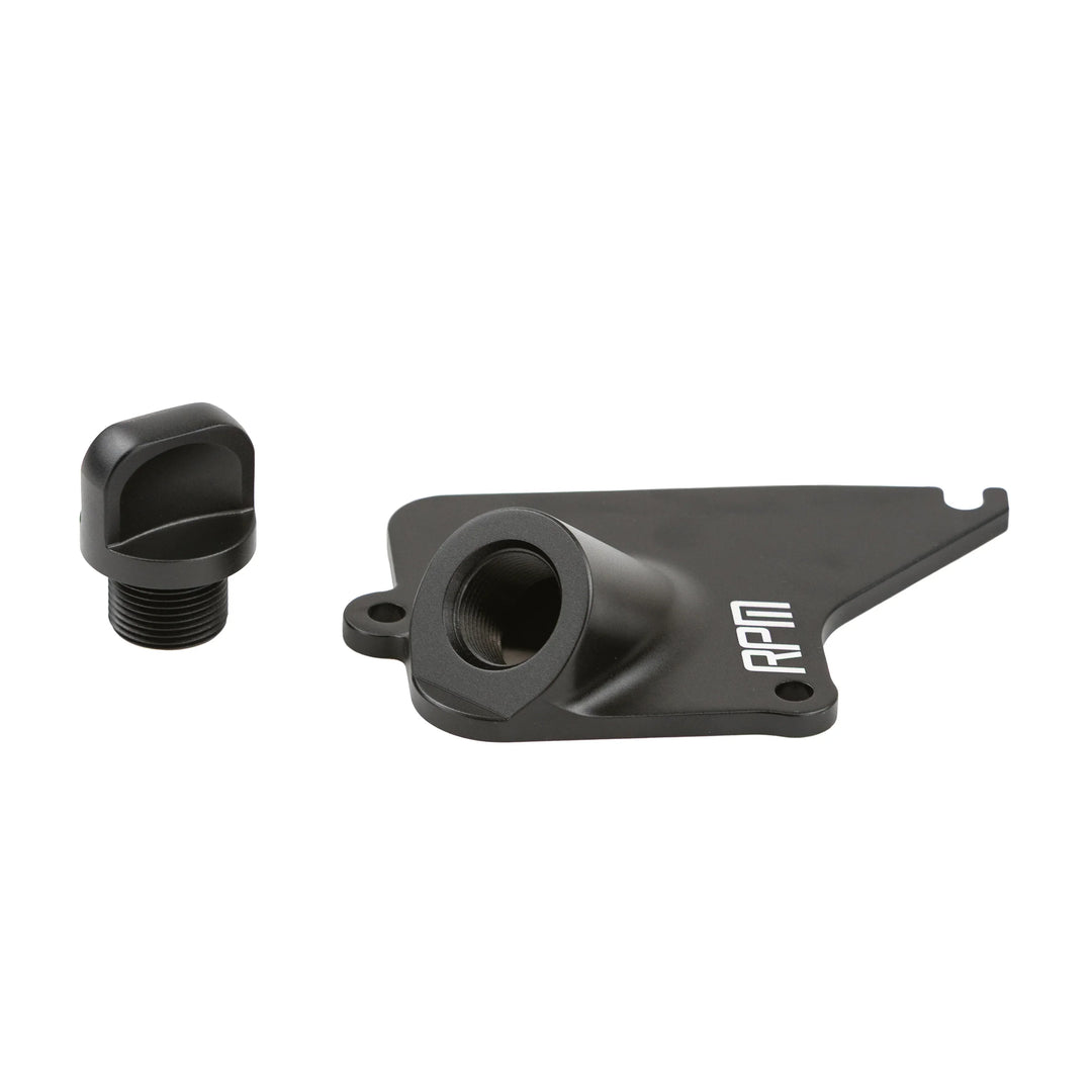 RPM Polaris RZR Pro R Oil Filler Adapter Plate / Turbo Return