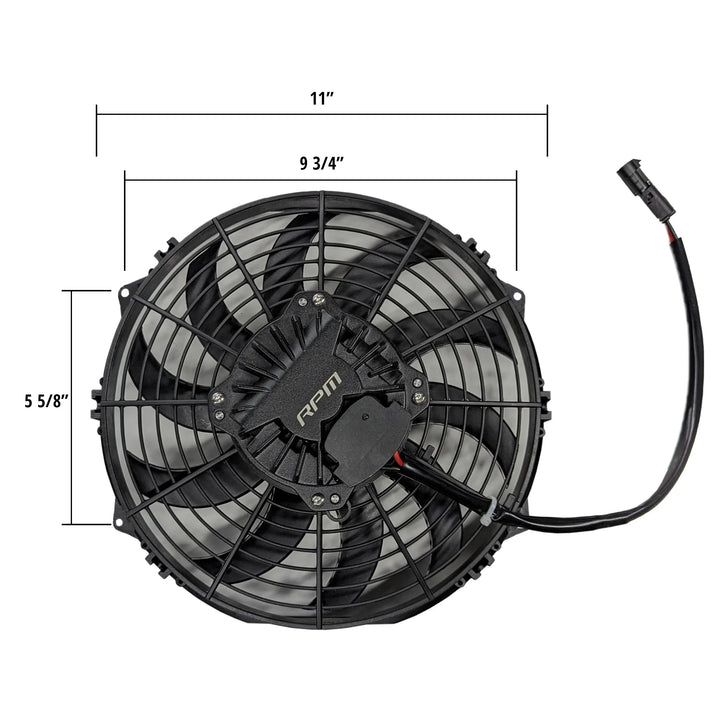 RPM Can-Am X3 2017-19 / 50mm Brushless 10" 10 Blade Intercooler Fan Upgrade
