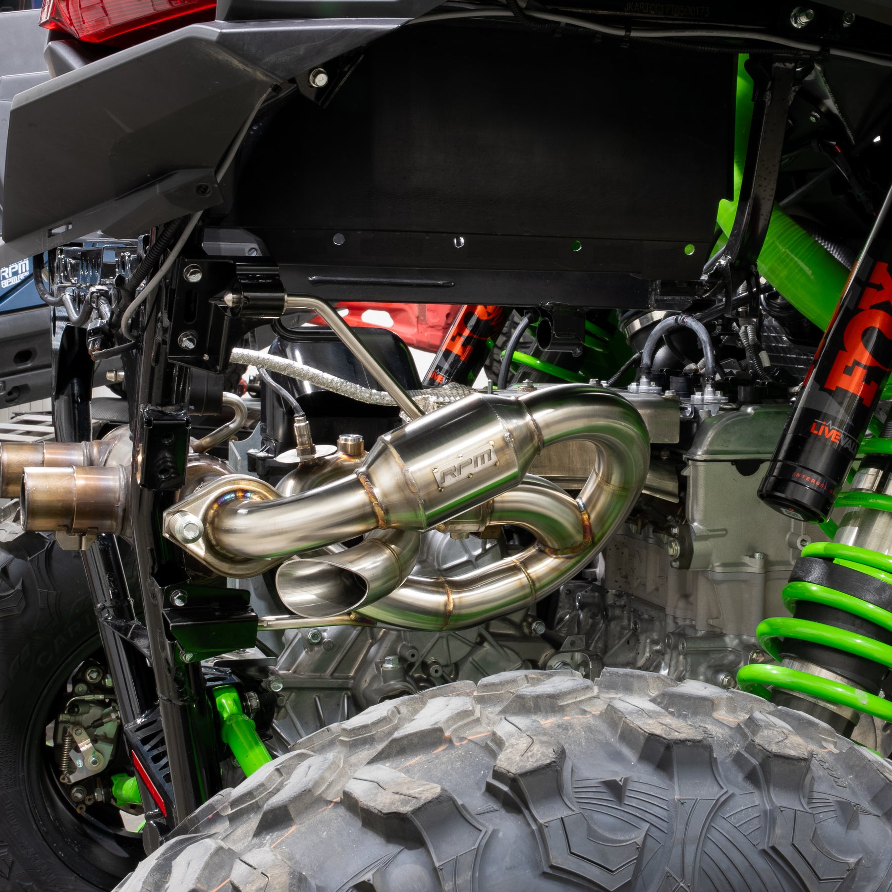 RPM Kawasaki H2 Big Mouth Resonated Cat Delete Mid Pipe With E-Valve ...