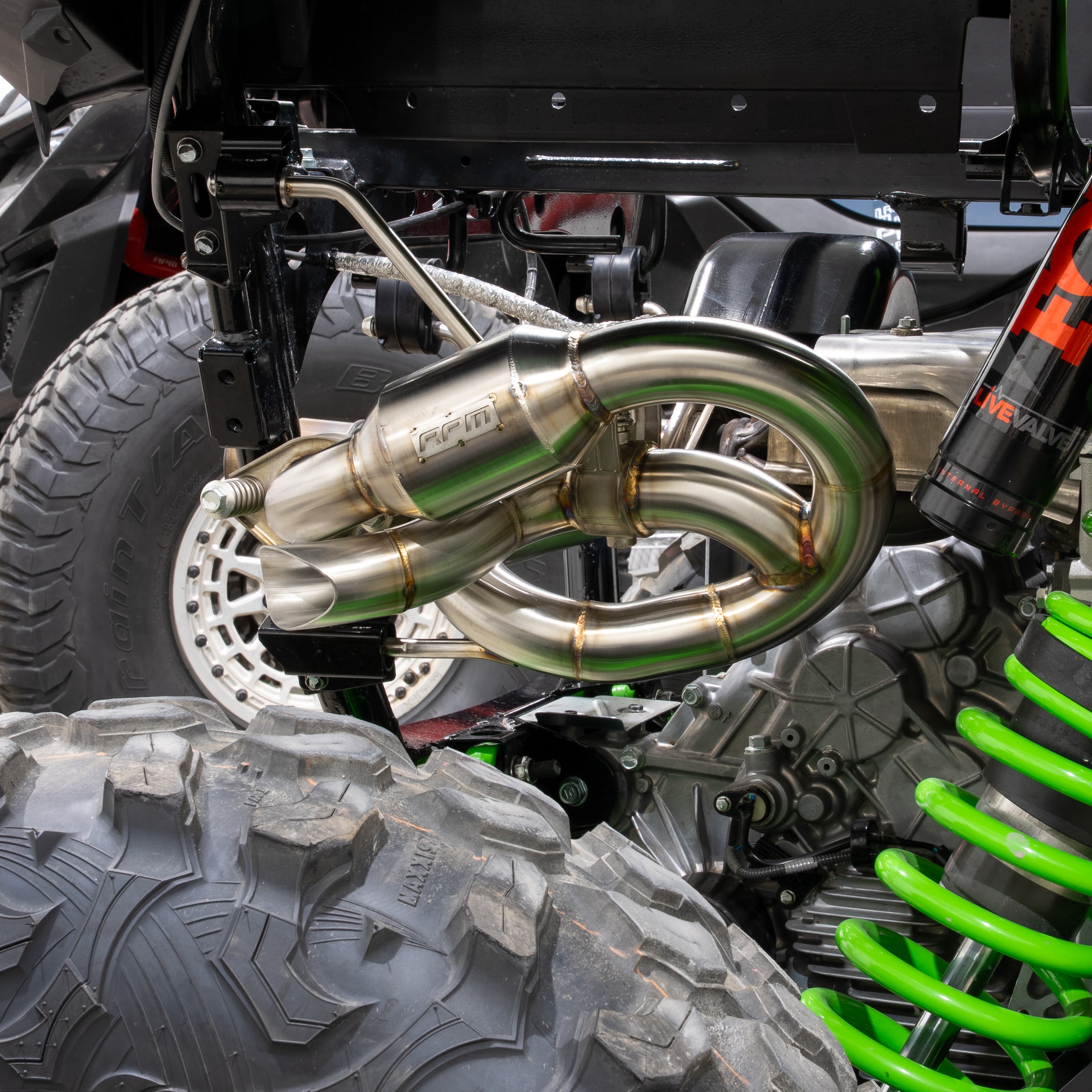 RPM Kawasaki H2 Big Mouth Resonated Cat Delete Mid Pipe With E