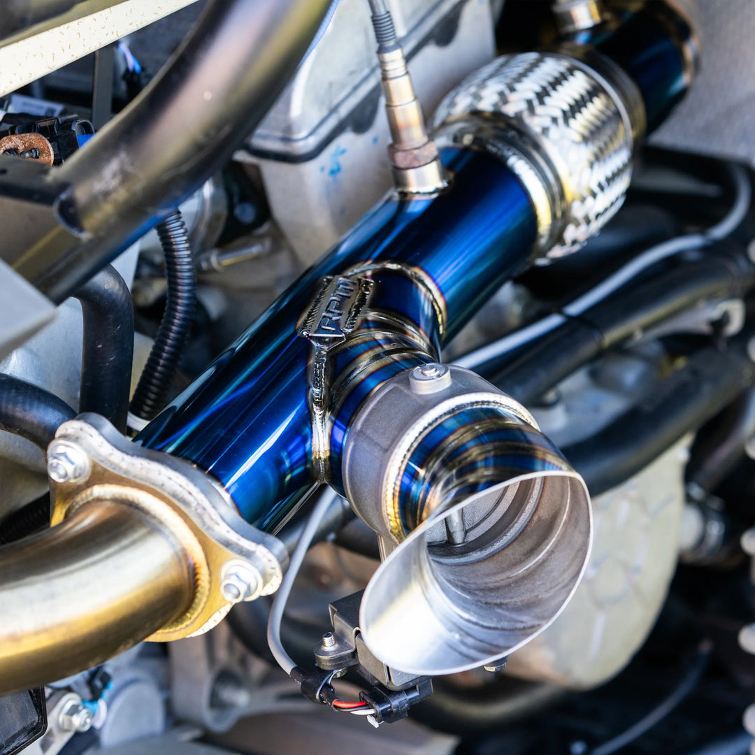 RPM Polaris RZR TITANIUM E-Valve 3" Electronic Dump Valve Exhaust - XPT, Pro XP, Turbo R, Turbo S
