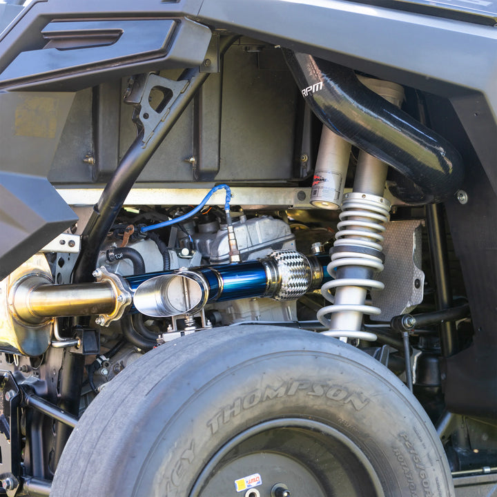 RPM Polaris RZR TITANIUM E-Valve 3" Electronic Dump Valve Exhaust - XPT, Pro XP, Turbo R, Turbo S
