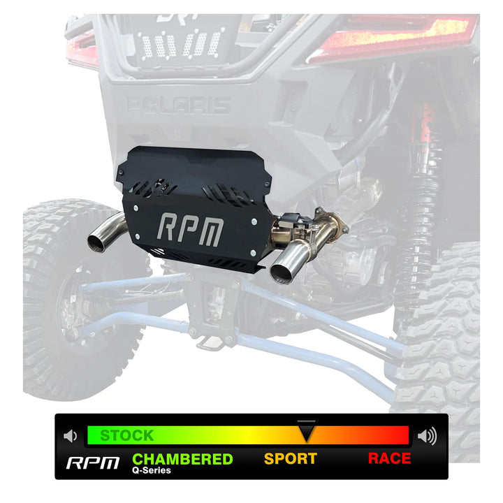 RPM RZR PRO XP & Turbo R E-Valve Muffler - Dual Tip Captains Choice Exhaust - 2020-2025 PRO XP & TURBO R
