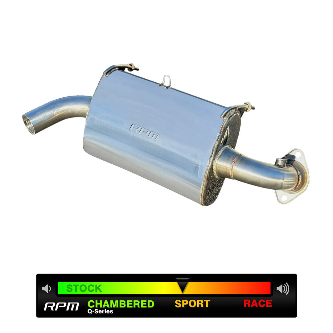 RPM 2015-2023 RZR XP1000 & RS1 Sport Muffler, Slip-On Exhaust Sport Muffler