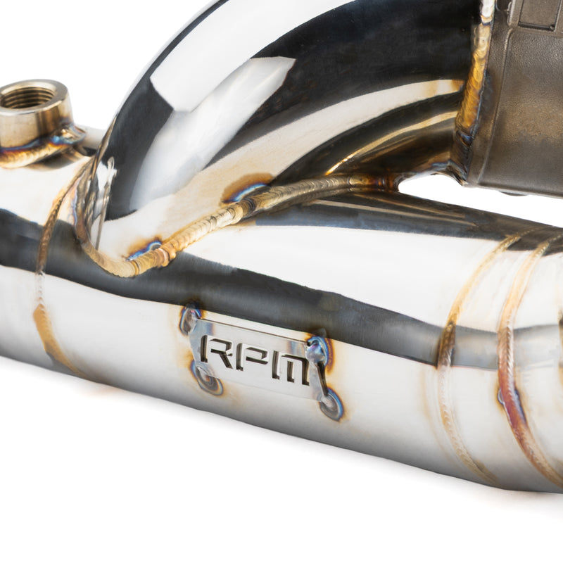 RPM Maverick R Side Exit E-Valve Down Pipe - 2 Seat & MAX