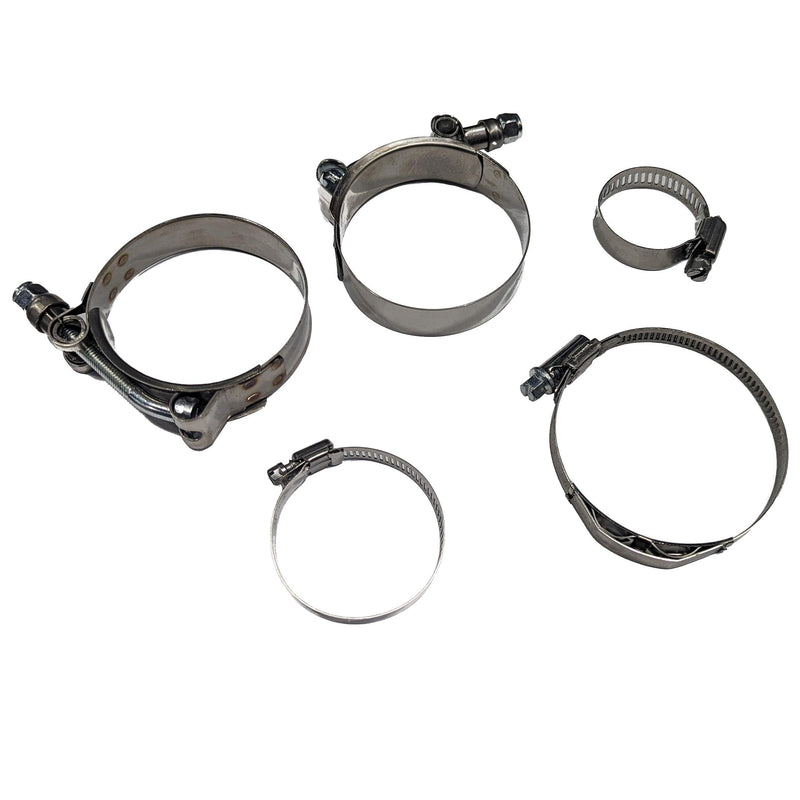 Can Am Maverick X3 Turbo R & RR Stainless Charge Tube Clamp Set - RPM SXS