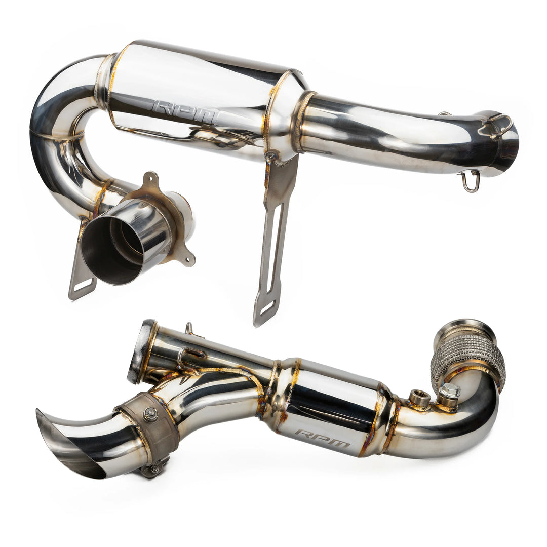 RPM X3 FULL 3" Exhaust Monster Core Muffler & Mid Pipe Can Am Maverick X3 Turbo, R, & RR 2017-2025
