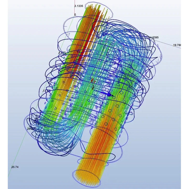 RPM Gen 5 2023-2025 Ski-Doo / Lynx 850 Turbo Q-Muf Chambered Titanium Muffler
