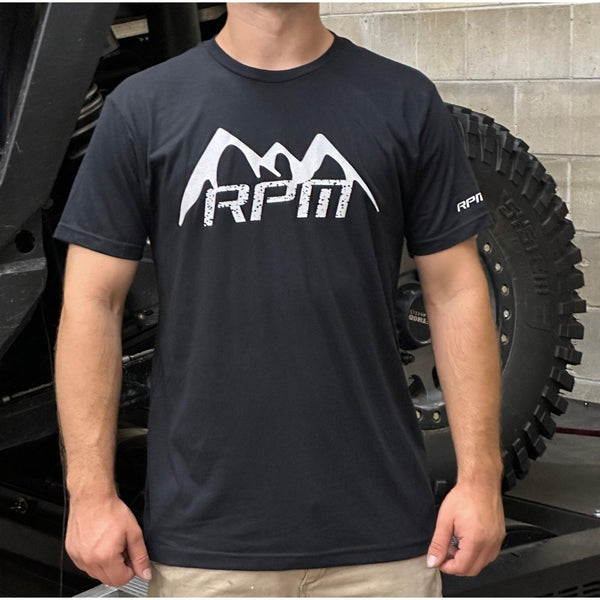 Snowy Mountain T Shirt Black - RPM SXS