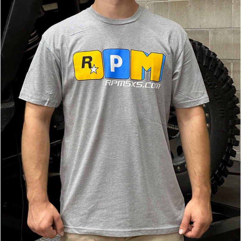 Rockstar Logo T Shirt Gray - RPM SXS
