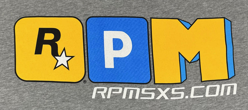 Rockstar Logo T Shirt Gray - RPM SXS