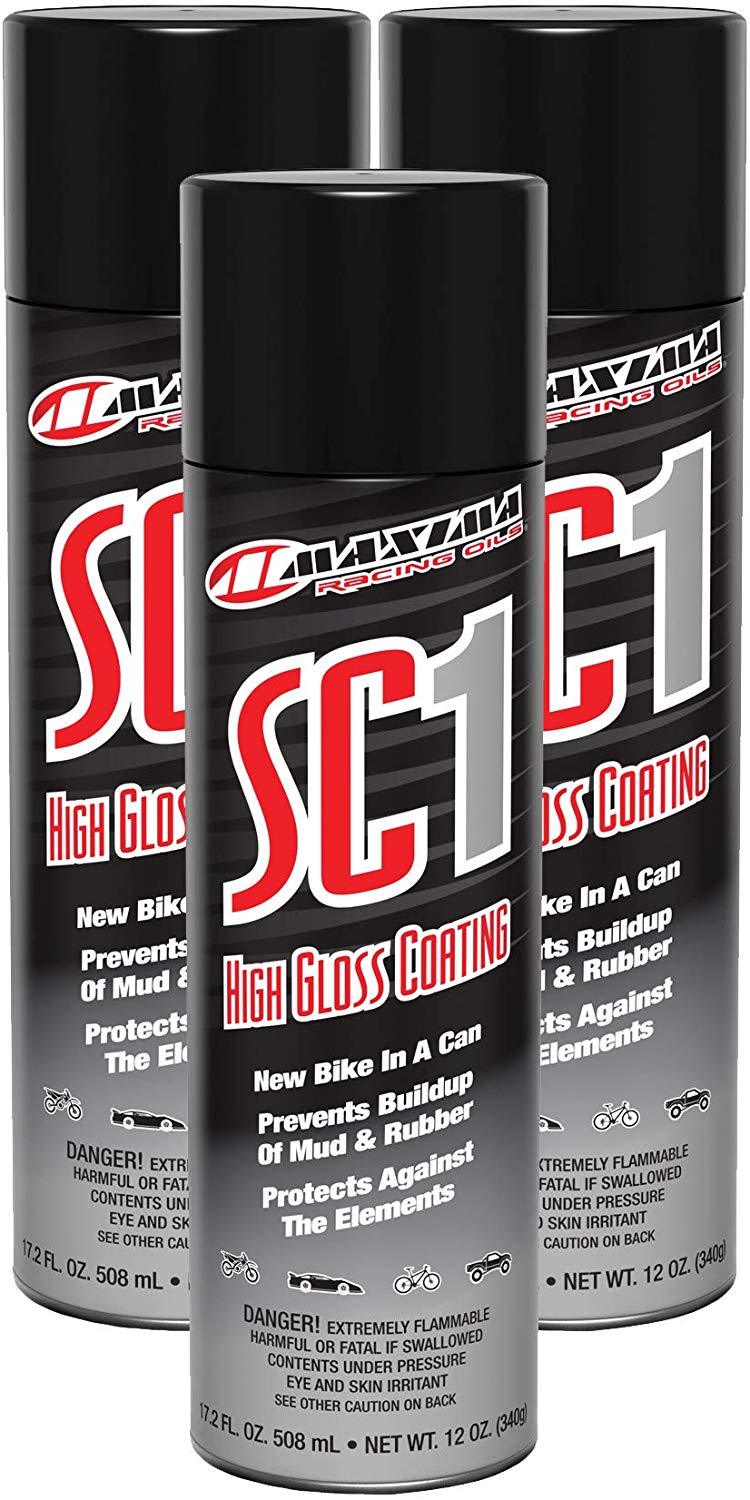 Maxima Racing Oils SC1 High Gloss Silicone Clear Coat Spray Cleaner 17.2 fl. oz (8 Pack) w/ Air Freshener
