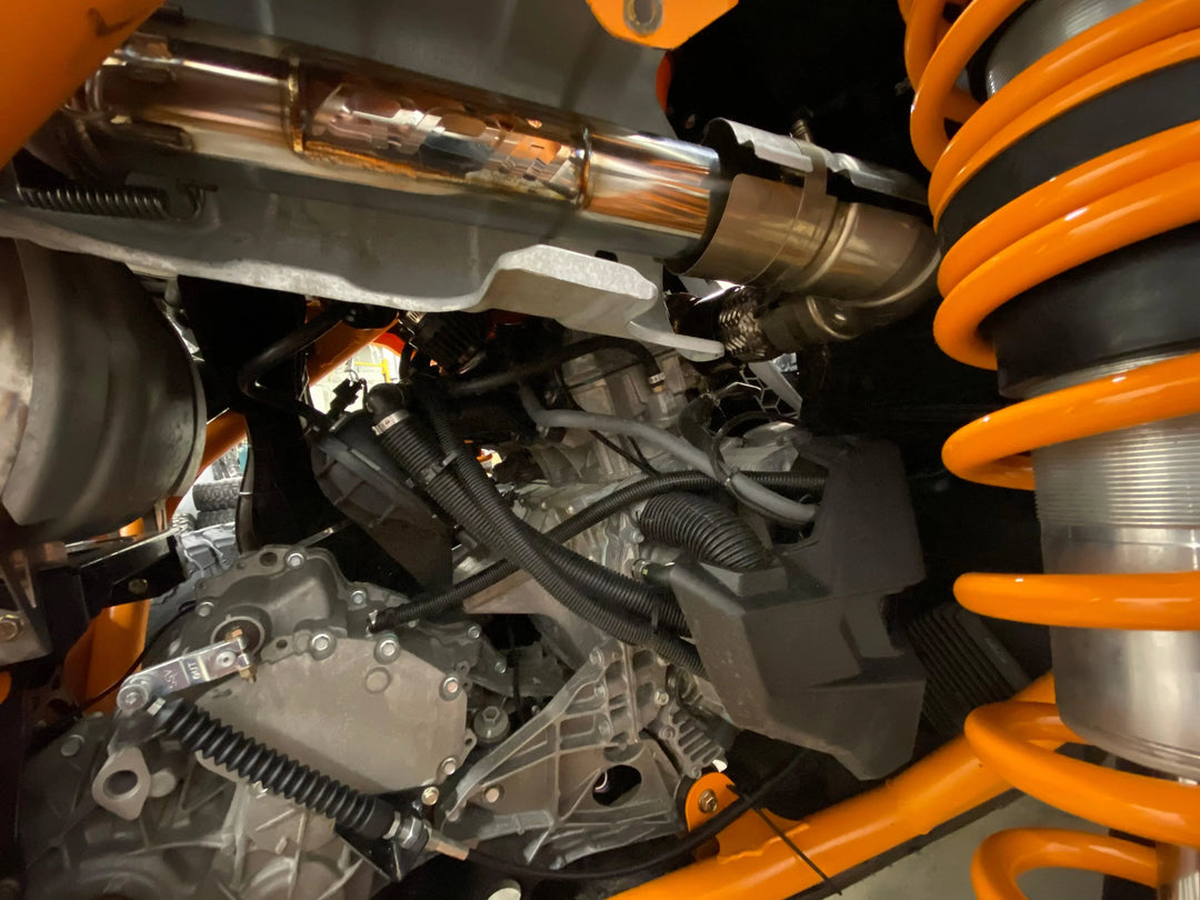 RPM Big Mouth Cat Delete Bypass Mid Race Pipe Can-Am Maverick X3 Turbo R & RR - RPM SXS