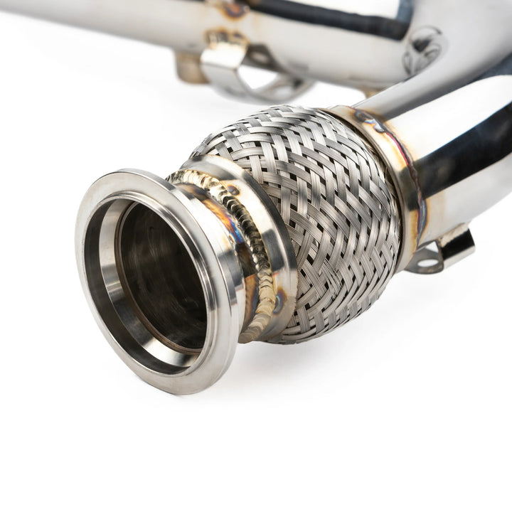 RPM Big Mouth Cat Delete Bypass Mid Race Pipe Can-Am Maverick X3 Turbo R & RR - RPM SXS