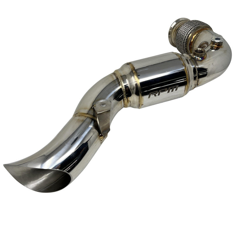Can Am X3 Turbo Back 3" Full Race / Drag Pipe With Muffler - RPM SXS