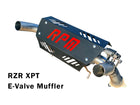 RPM RZR XPT and Pro XP E-Valve Muffler Colored Logo Back Plate - RPM SXS
