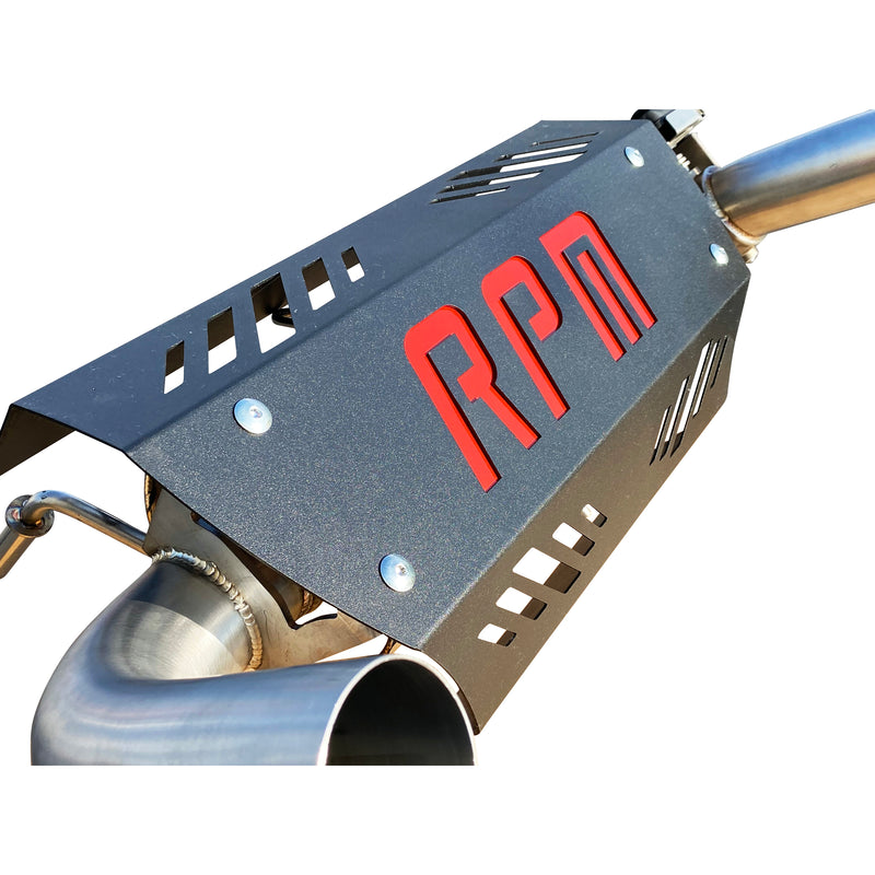 RPM SxS RZR XPT E-Valve Muffler - Dual Tip Captains Choice Exhaust- 2016-2024 XPT XP Turbo S