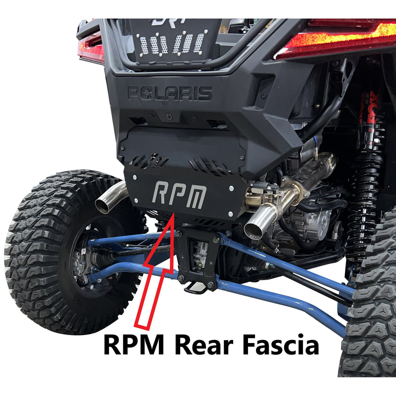 RPM SxS RZR PRO XP & Turbo R E-Valve Muffler - Dual Tip Captains Choice Exhaust - 2020-2024 PRO XP & TURBO R - RPM SXS