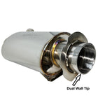 2022-2024 Polaris Patriot Boost 850 / VR1 Turbo Stainless Lightweight Sport Muffler - RPM SXS