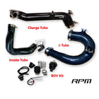 RPM-SxS Polaris RZR Turbo R & PRO XP Turbo Silicone Intake J-Tube, Charge Tube W/ BOV, & Intake Tube KIT!