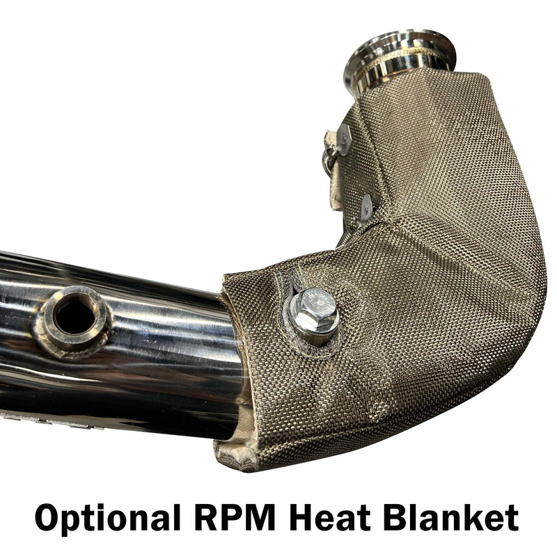 RPM-SxS X3 FULL 3" Exhaust Monster Core Muffler & Mid Pipe Can Am Maverick X3 Turbo, R, & RR 2017-2024