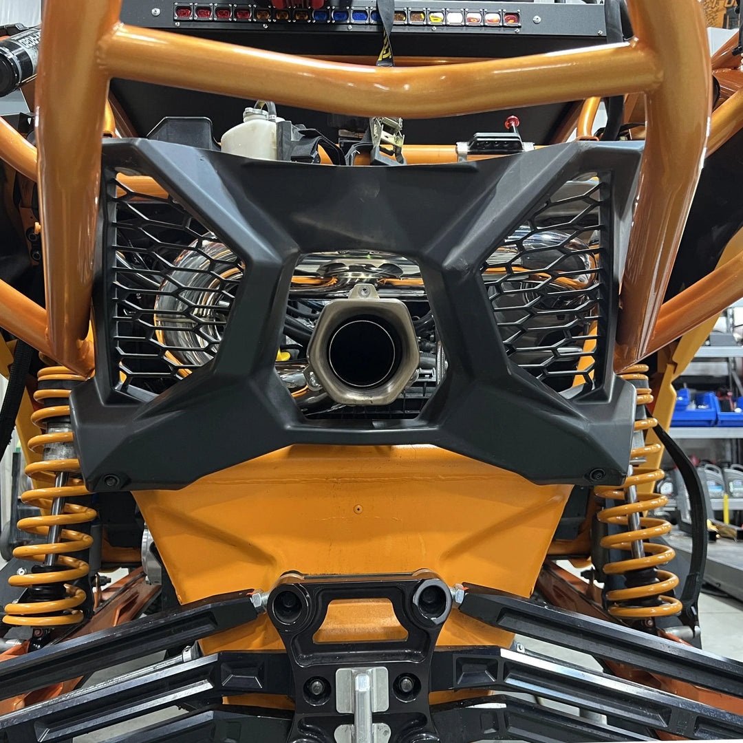 RPM SxS X3 FULL 3" Exhaust Monster Core Muffler & Mid Pipe Can Am Maverick X3 Turbo, R, & RR 2017-2024 - RPM SXS