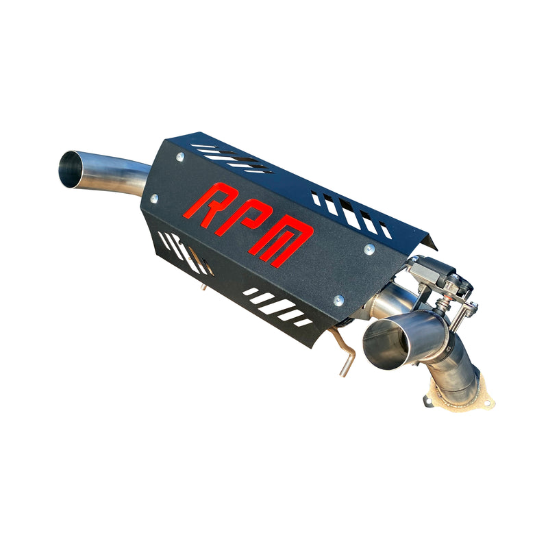 RPM SxS RZR XPT E-Valve Muffler - Dual Tip Captains Choice Exhaust- 2016-2024 XPT XP Turbo S - RPM SXS